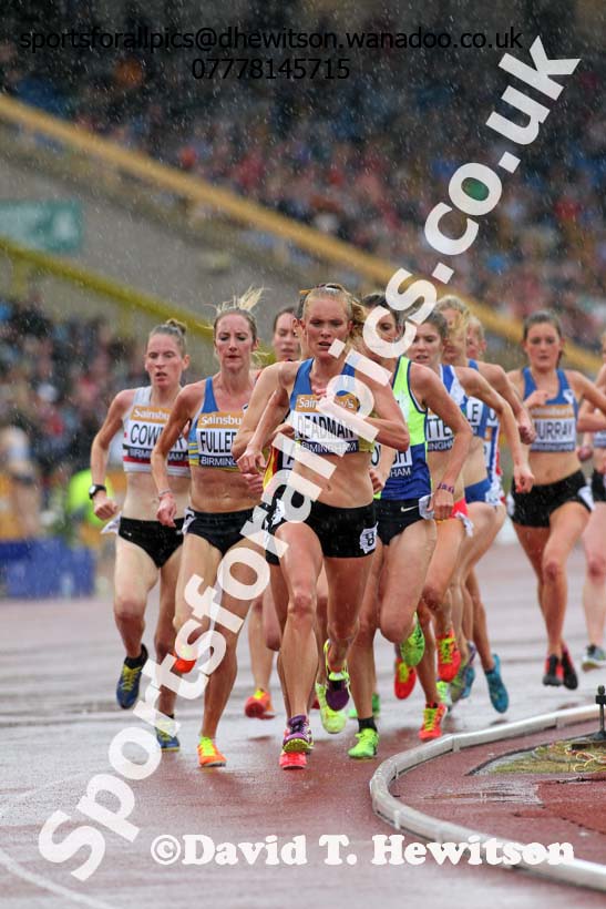 Womens 5000 metres, Sainsbury's British Champs, Alexander Stadium, Birmingham. Photo: David T. Hewitson/Sprts for All Pics